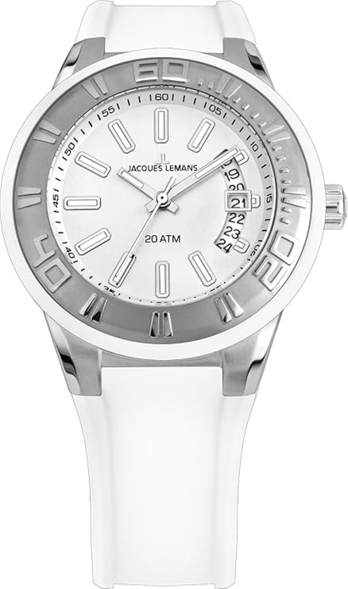 JACQUES LEMANS Damen Armbanduhr Chronograph Miami 1-1785B Damenuhr B-WARE