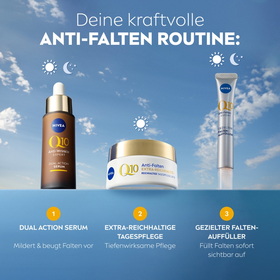 NIVEA Q10 Anti-Falten Extra-Reichhaltige Tagespflege LSF 15