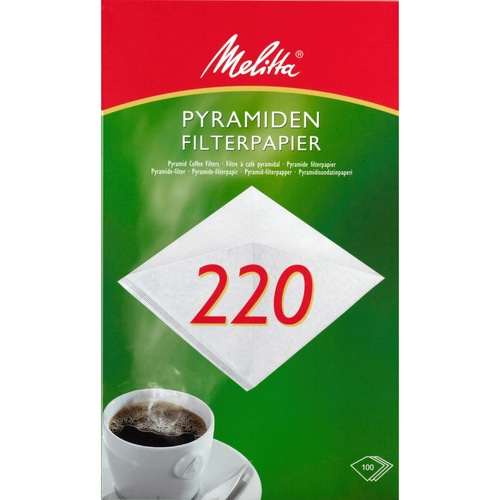 MELITTA Kaffeefilter Pyramiden Filterpapier PA SF 220 G Filter