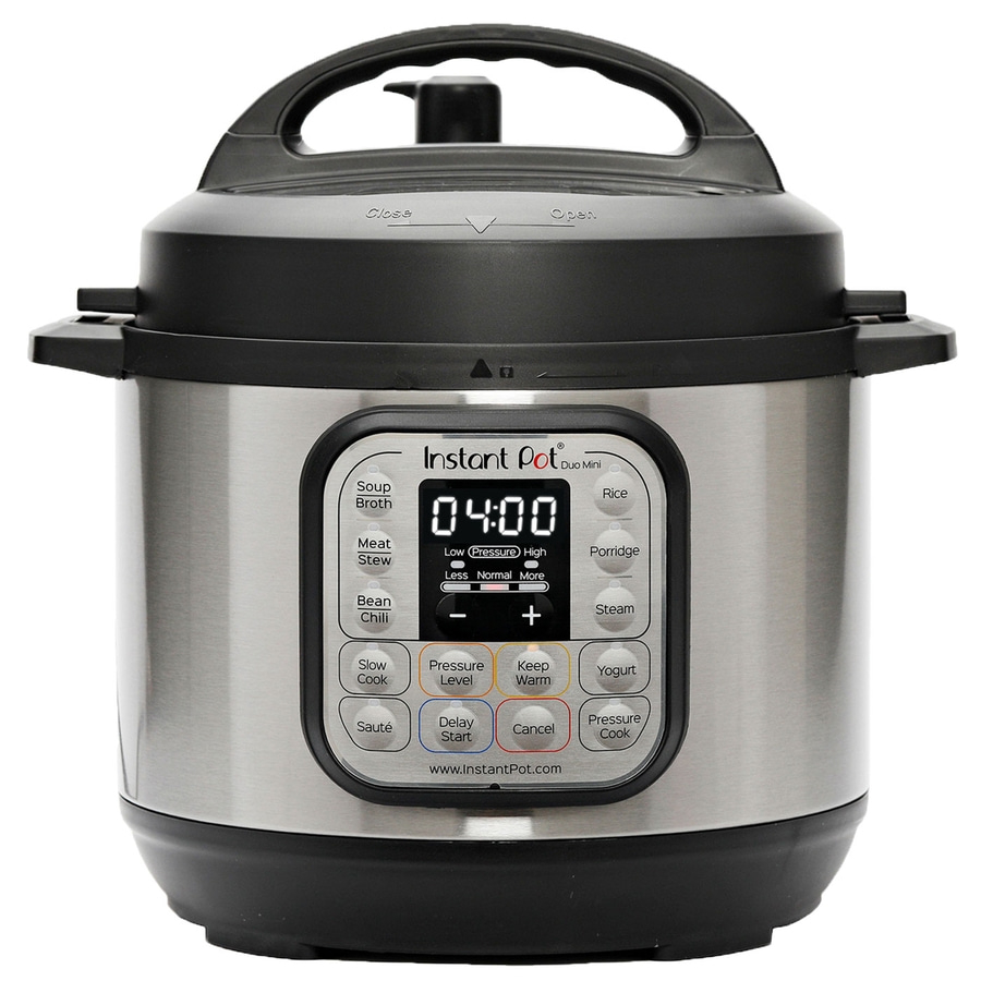 Instant Pot Duo Mini, Kochtopf mit Bedienfeld und digitaler Anzeige, Edelstahl