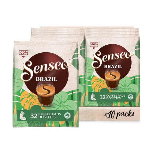SENSEO Pads Origins Brazil Senseopads 100 % Arabica 10 x 32 Getränke Kaffeepads