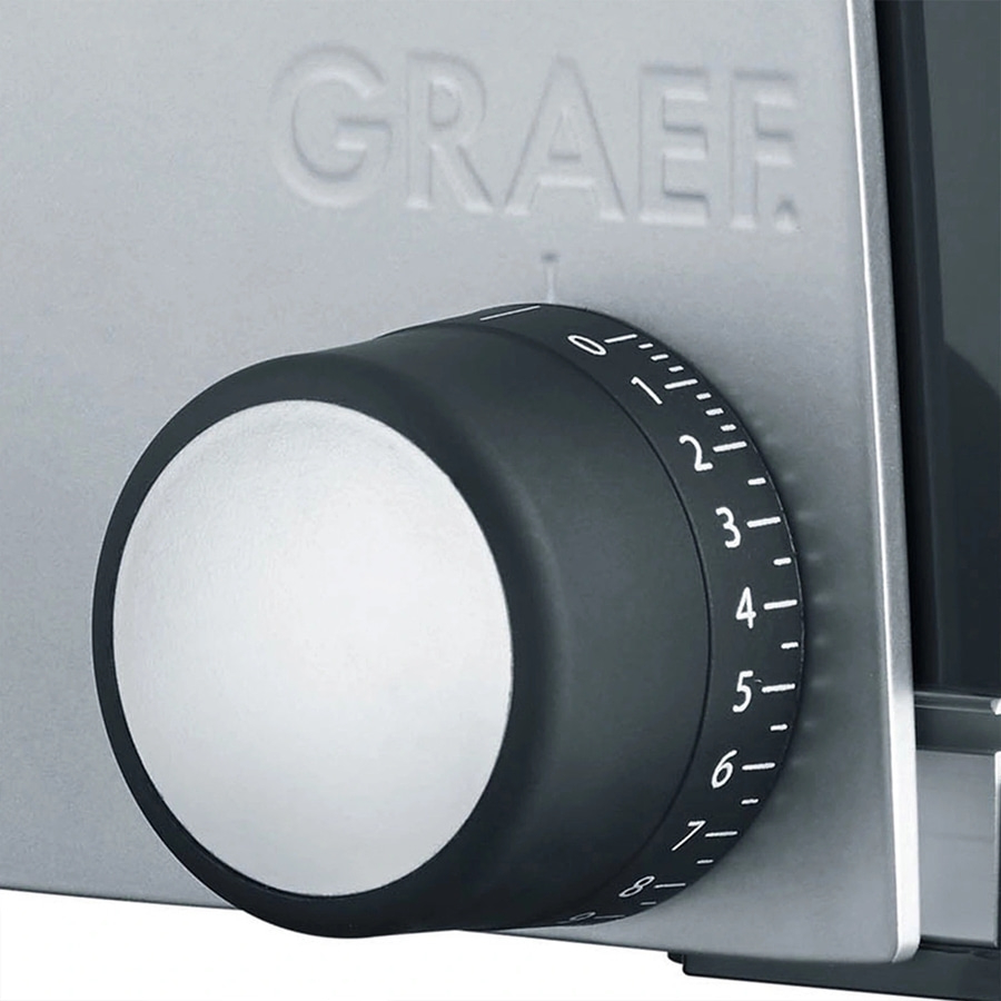 GRAEF Allesschneider S32100 Brotschneidemaschine Universal inkl. Kombiaufsatz