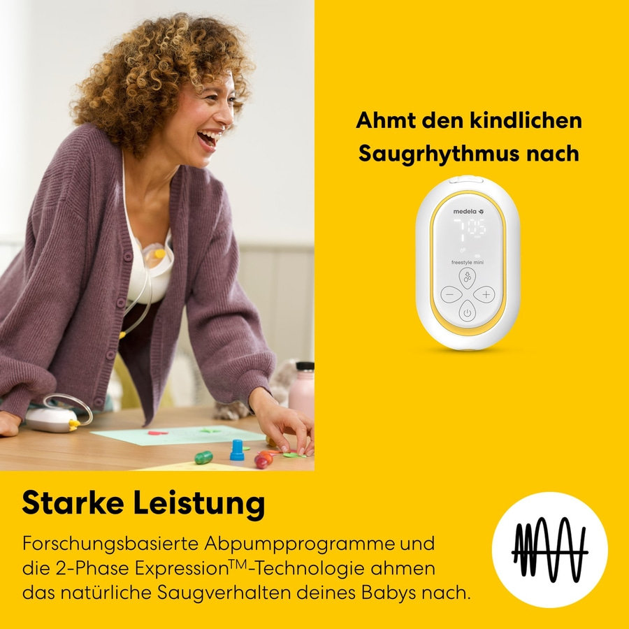MEDELA Freestyle™ Mini Hands-free elektrische Einzelmilchpumpe