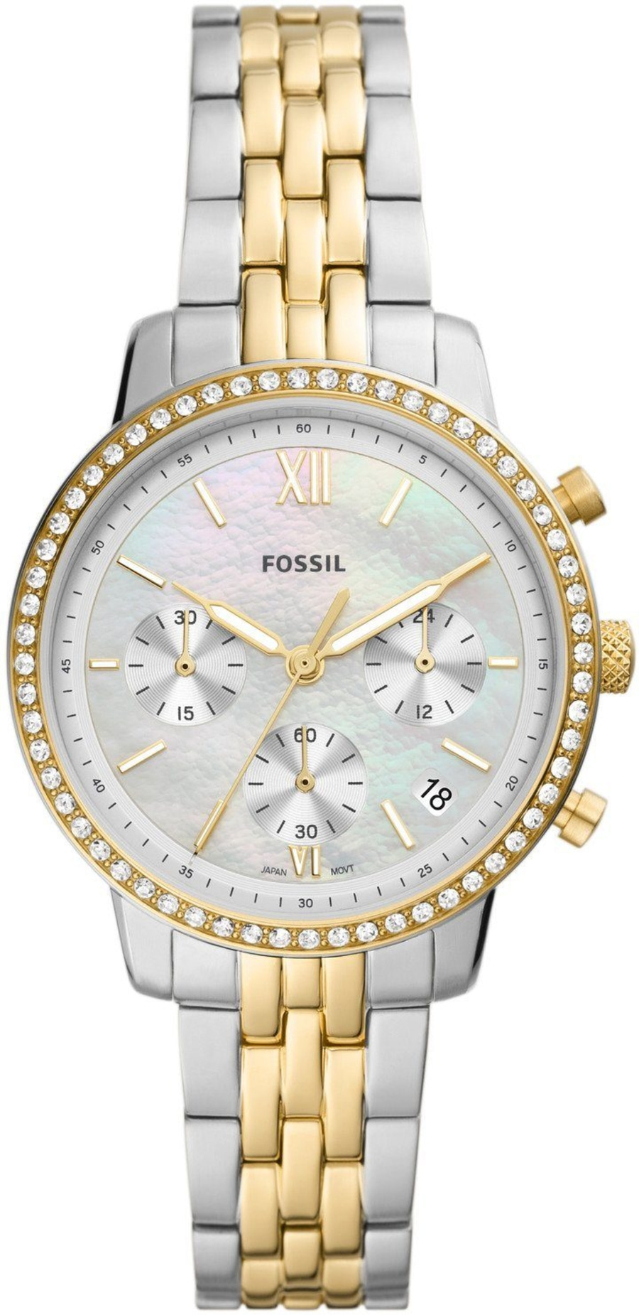 FOSSIL Damen Armbanduhr Chronograph NEUTRA ES5216 Damenuhr Edelstahl
