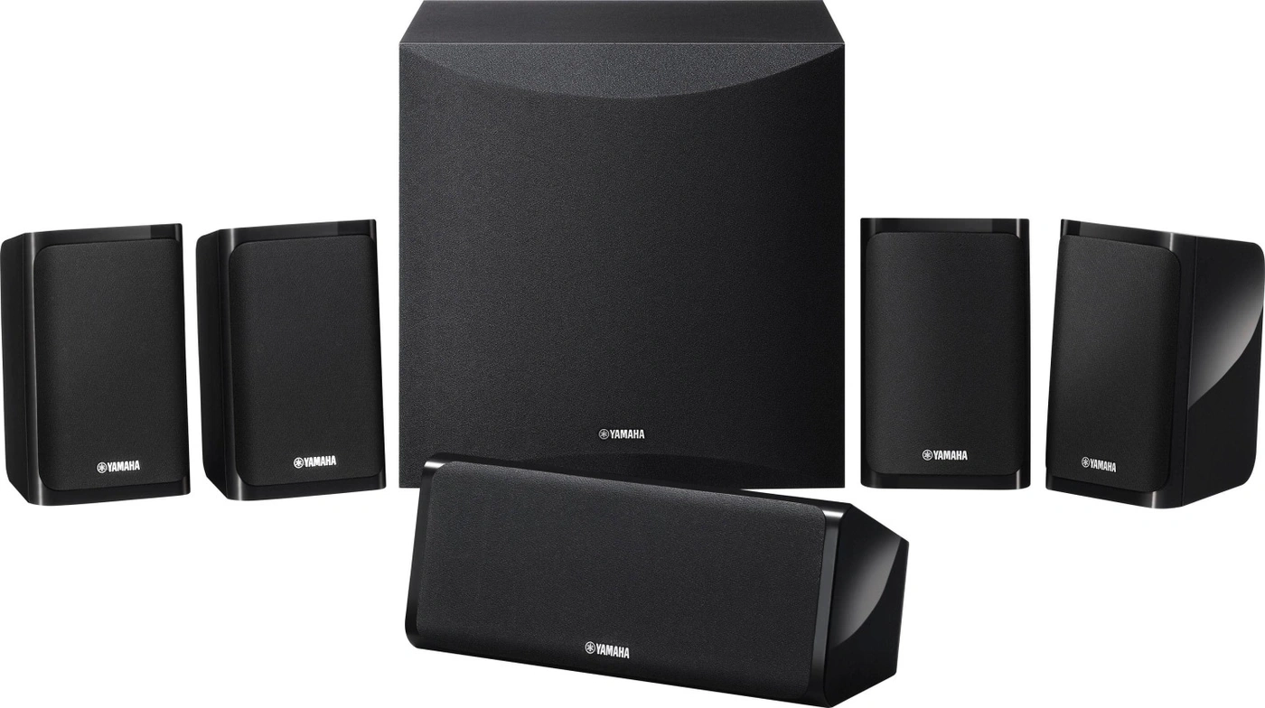YAMAHA NS-P41 5.1 Lautsprecher Set Heimkino Surround System Schwarz B-WARE