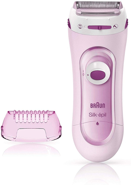 BRAUN Silk-epil 5-100 Lady Shaver Rasierer Trimmer 2-in-1-System rosa B-Ware