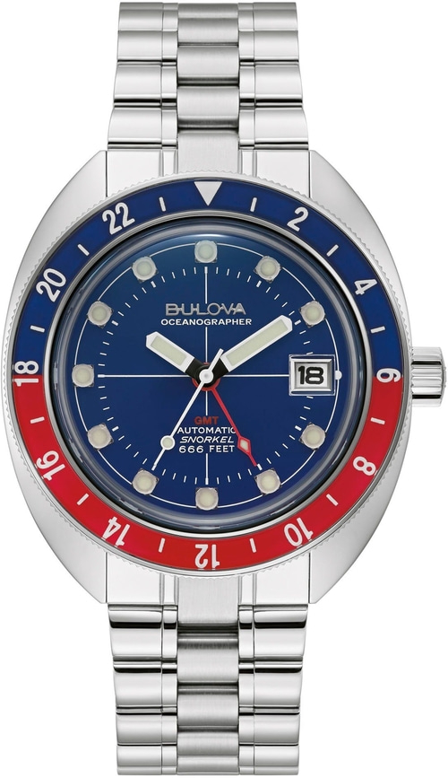 BULOVA 96B405 Armbanduhr Automatikuhr 41 mm Edelstahl Saphirglas B-Ware