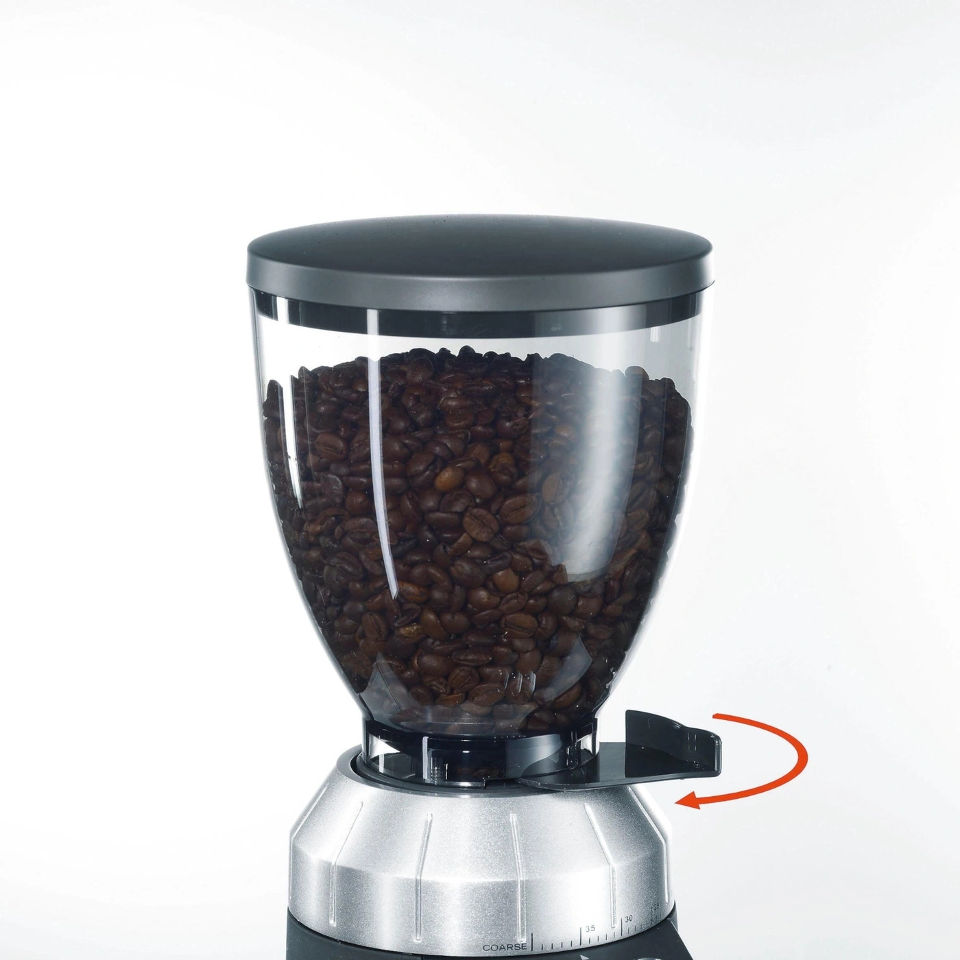 GRAEF Kaffeemühle CM 800 40 Mahlgradeinstellungen elektrische Mühle silber