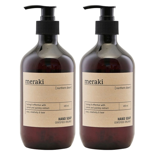 2 x MERAKI Handseife Northern Dawn 490 ml Flüssigseife Seifenspender NEU
