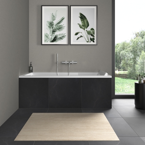 DURAVIT Badewanne Starck 1700 x 750 mm Weiß mit 1 Rückenschräge Acryl