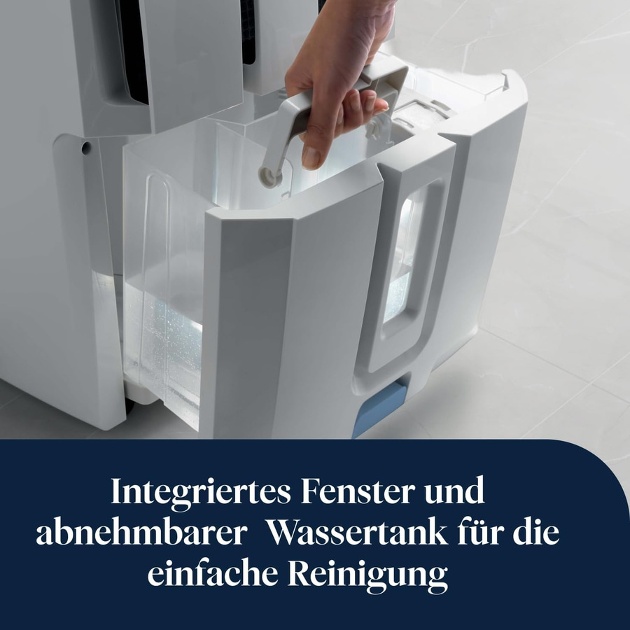 DE'LONGHI Luftentfeuchter AriaDry DD230P 30L/Tag Mobil 5m Ablaufpumpe Timer