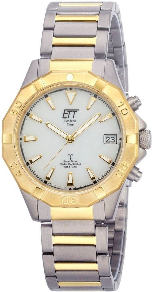 ETT Funkuhr EGT-11359-25M Herrenuhr Funk-Armbanduhr 41 mm B-WARE