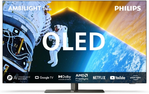 PHILIPS OLED Ambilight Fernseher 48 Zoll 4K UHD Smart TV 48OLED849/12 120 Hz