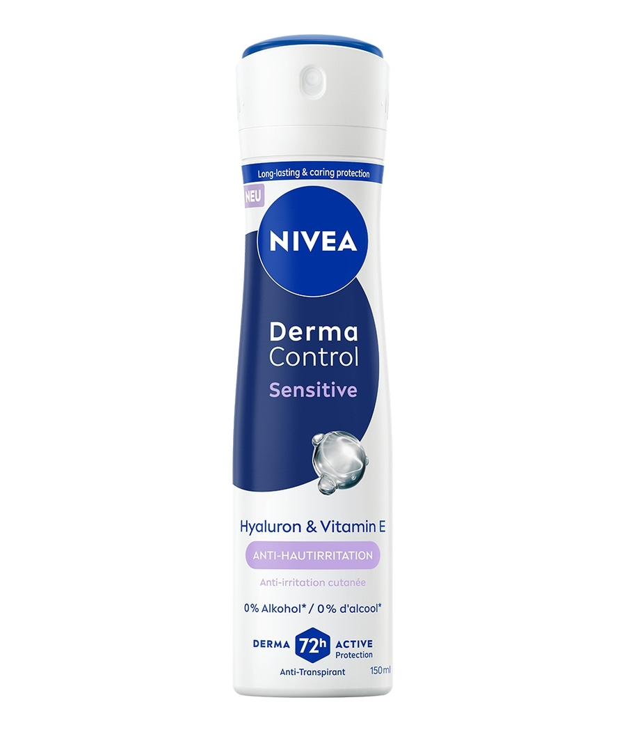 Nivea Derma Control Sensitive Deodorant mit Hyaluron & Vitamin E.
