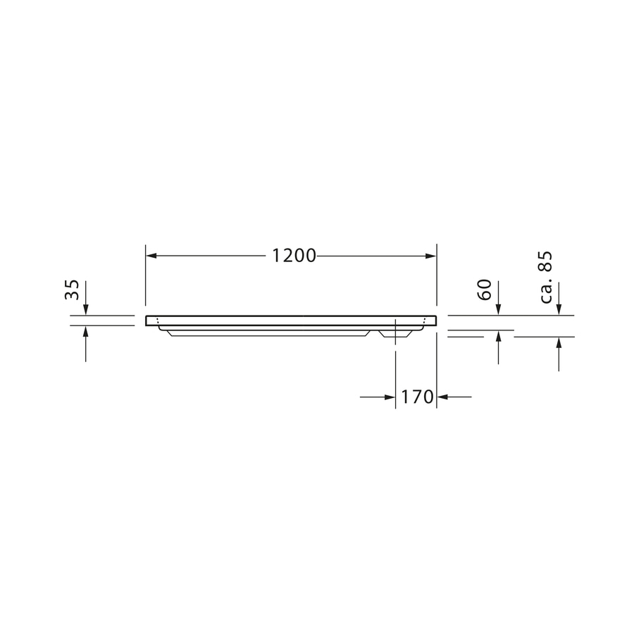 DURAVIT Duschwanne D-Code 1200 x 800mm Weiß Rechteck Ablaufdurchmesser 90mm