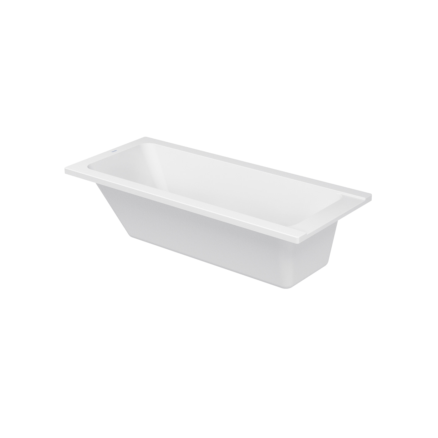DURAVIT Badewanne D-Code 1600 x 700 mm Weiß Wanne mit Rückenschräge