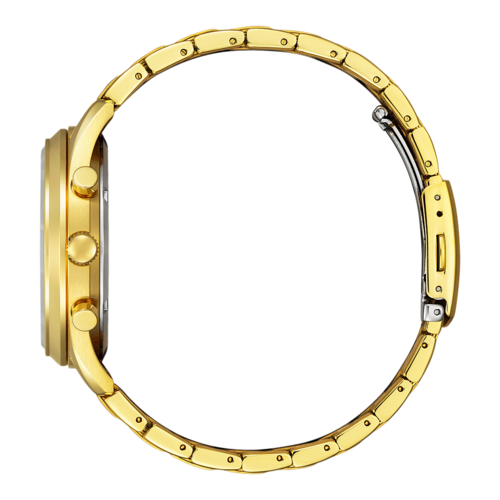 CITIZEN Herren Armbanduhr CA7022-87E Eco-Drive Chronograph gold 45 mm B-Ware