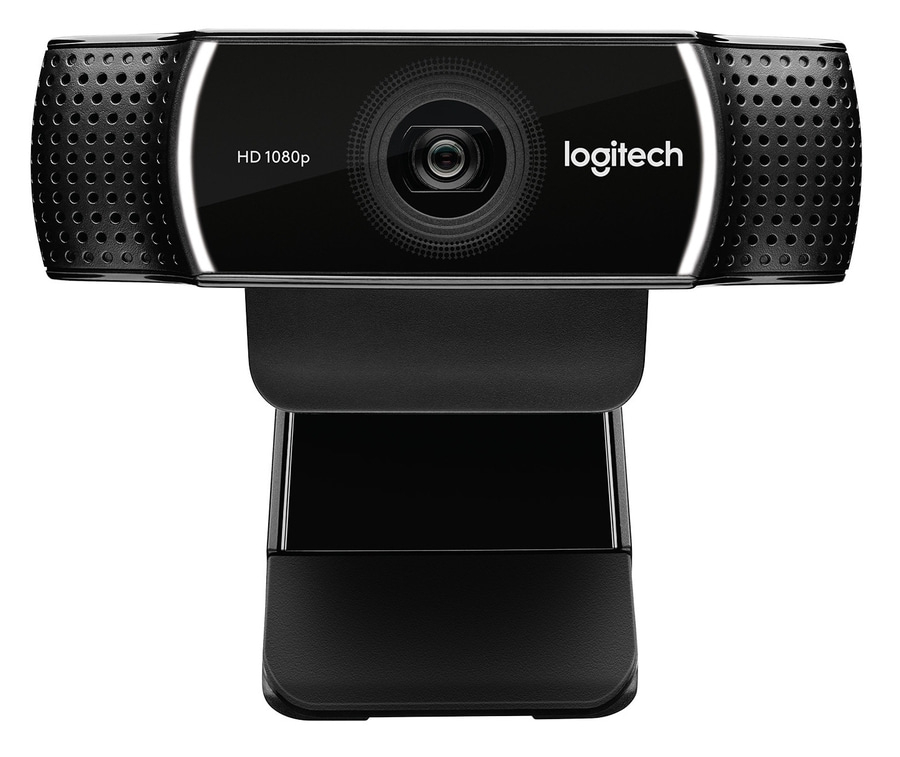 LOGITECH Webcam C922 Pro Stream Full HD 2 Mikrofone USB 60fps schwarz NEU