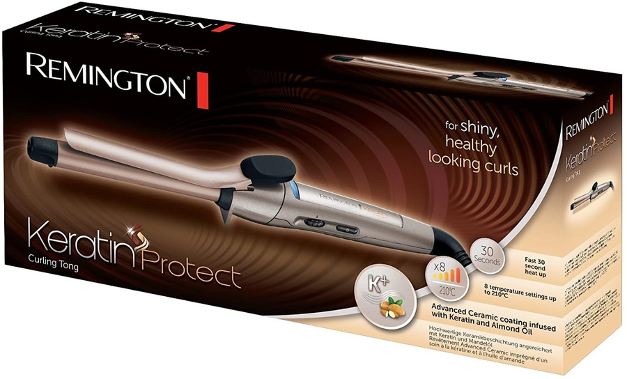 REMINGTON Lockenstab Keratin Protect Ci5318 19mm 8 Temperaturen bis 210°C