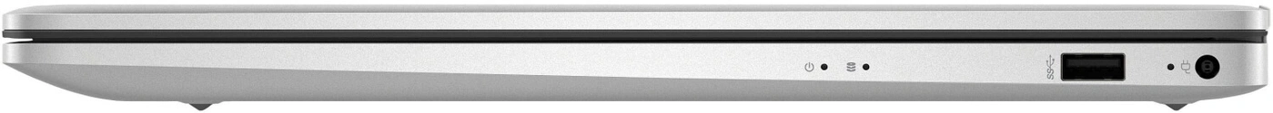 Seite eines Laptops mit Anschlüssen und Lichtern