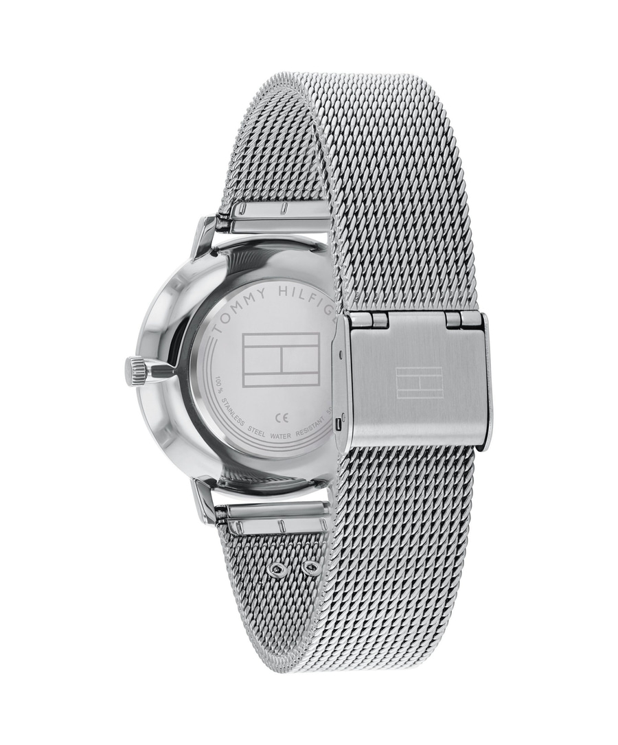 Uhr mit Metallarmband, Tommy Hilfiger, Edelstahl, wasserdicht, CE-Zeichen