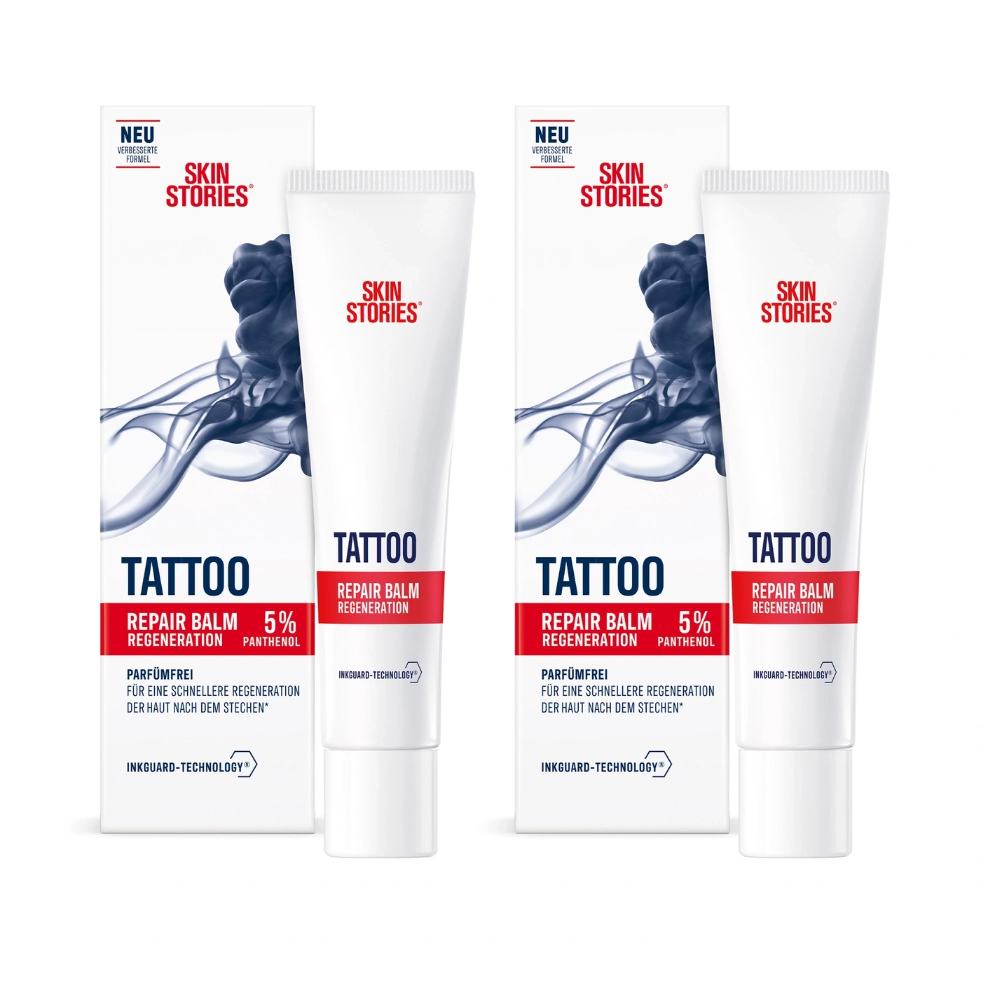 Tattoo Repair Balm von Skin Stories, 5% Panthenol, für schnellere Regeneration.