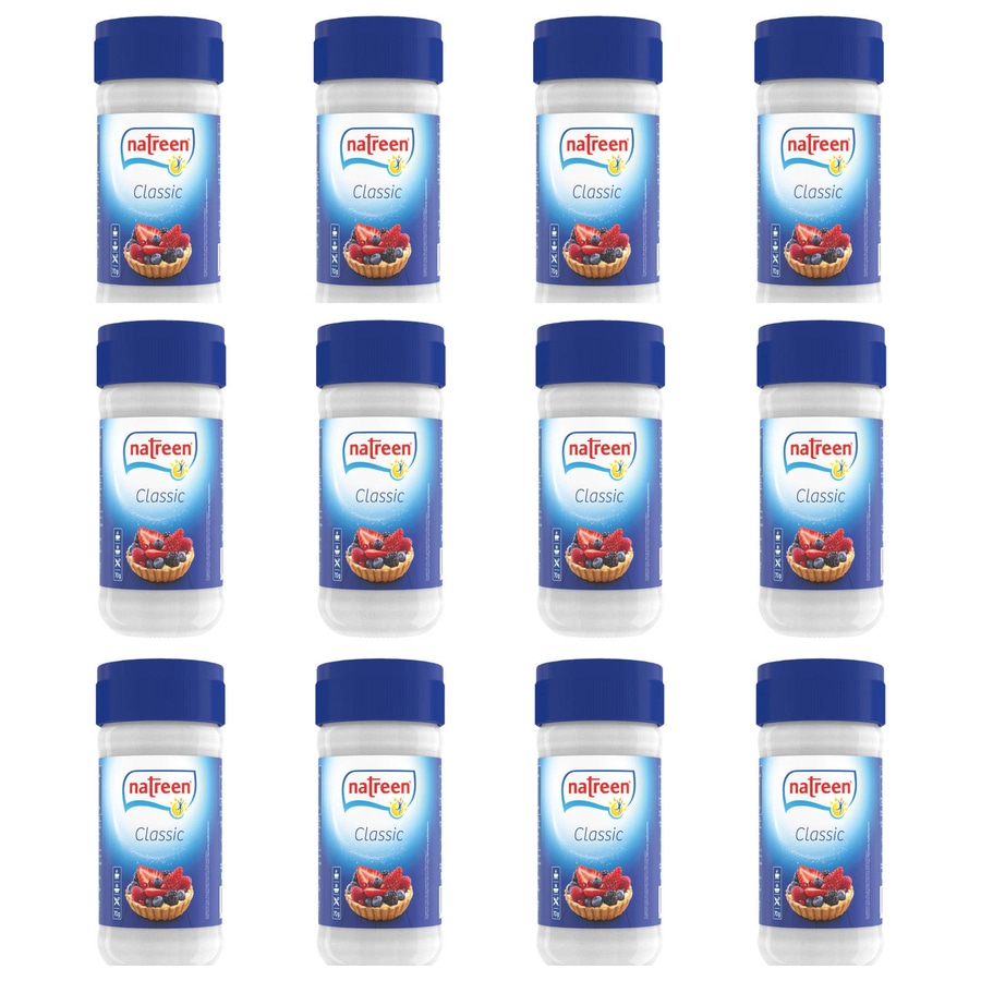 NATREEN® Süßstoff Classic Streusüße Granulat 12 x 70 g kalorienarm Zuckerersatz