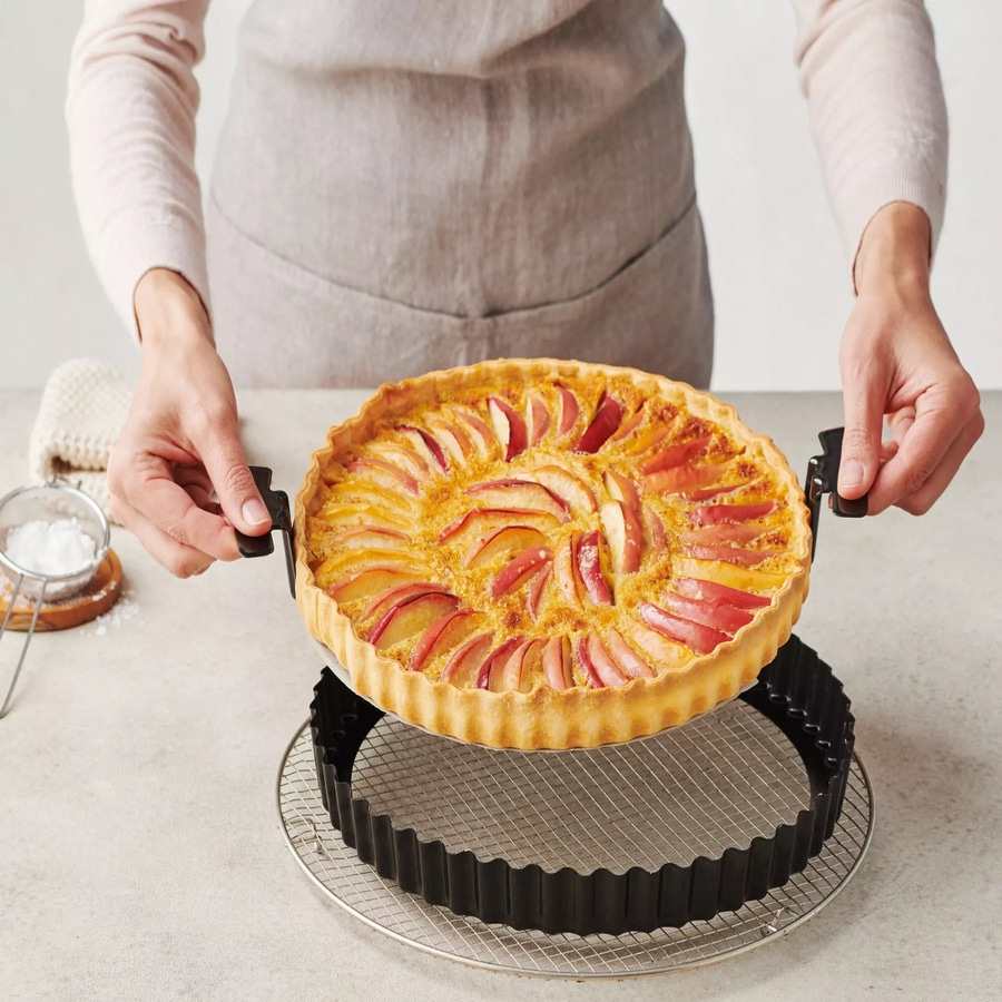 Betty Bossi Backblech Obstkuchenform Hebeboden Tart Quiche Antihaft 28 cm