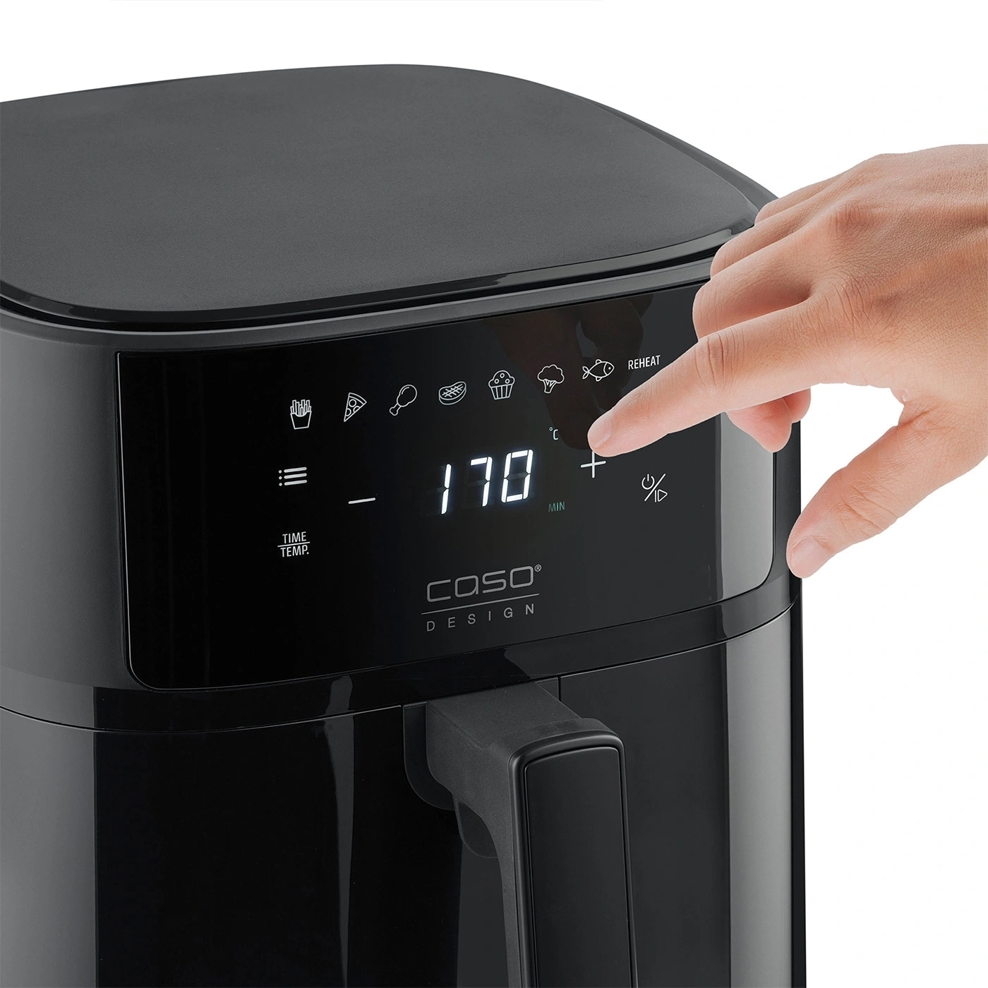 CASO Design Heißluftfritteuse AirFry 6.0 3185 1700 Watt Sensor Touch 60Min Timer
