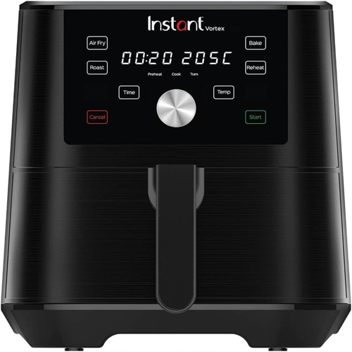 INSTANT POT Vortex 6 Plus Airfryer 4in1 Heißluftfritteuse 3,8L 1700W schwarz