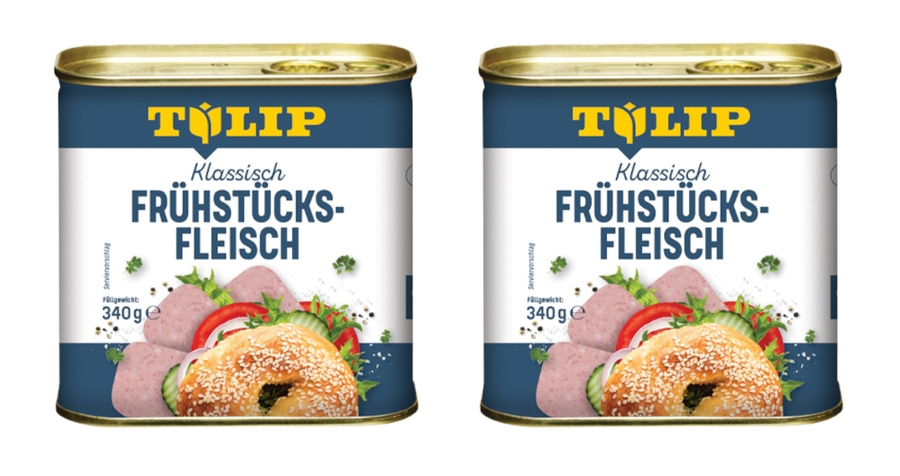 TULIP 2x 340g Frühstücksfleisch Original Dänische Delikatesse Konservendose NEU
