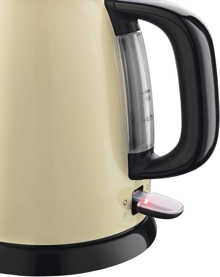 RUSSELL HOBBS Wasserkocher Colours Plus+ Classic Cream 24994-70 Mini 1L 2400W