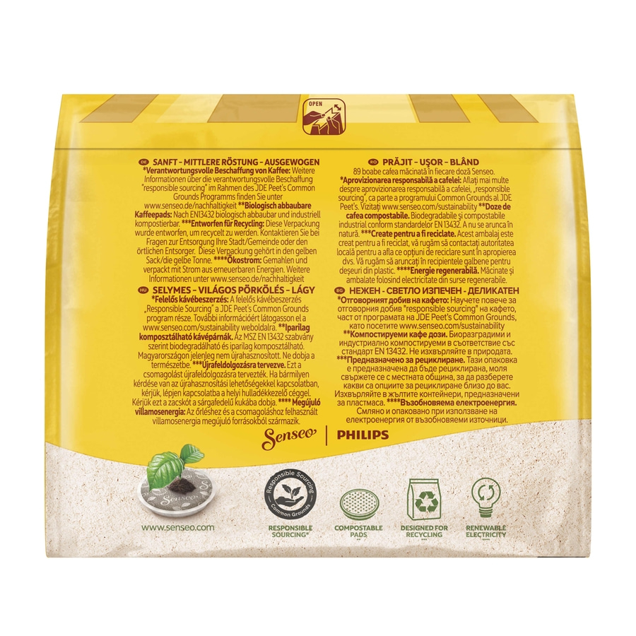 SENSEO Pads Guten Morgen XL Senseopads 100 Getränke Kaffeepads Becherportion