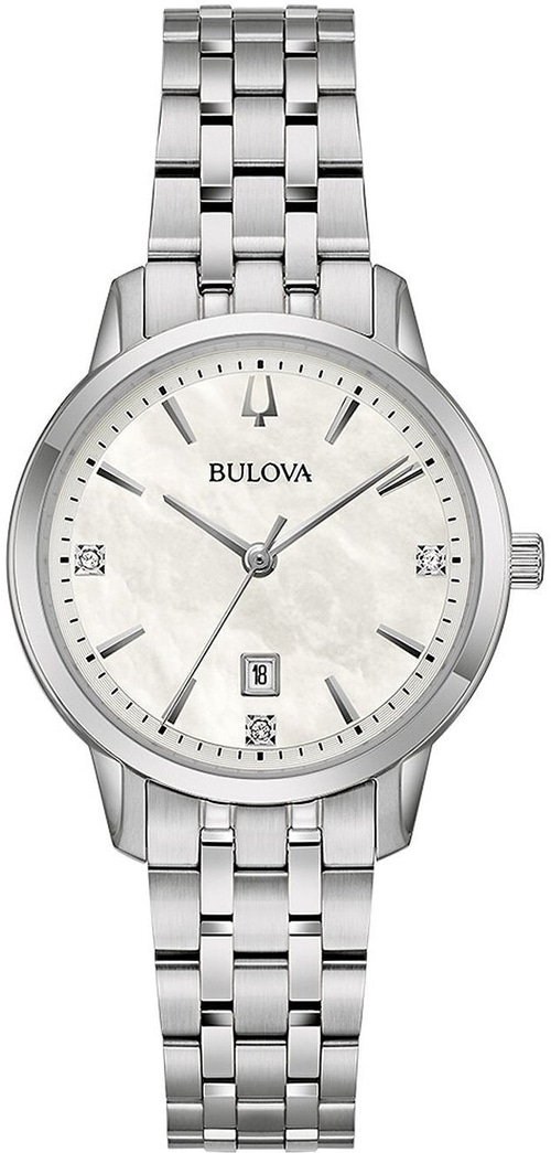 Bulova Damen Armbanduhr Sutton 96P233 31 mm Quarz Edelstahl Faltschließe B-Ware