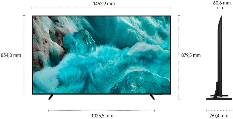 SAMSUNG Smart-TV GQ65Q7F2AU 163 cm/65 Zoll QLED-Fernseher 50Hz 4K UHD B-WARE
