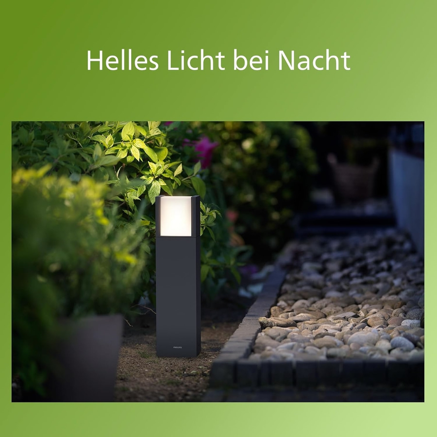 PHILIPS Arbour Sockelleuchte Gartenbeleuchtung Outdoor Leuchte Wegeleuchte NEU