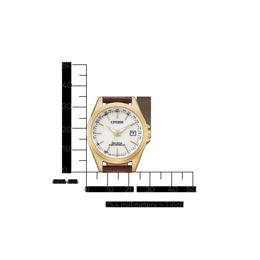CITIZEN Damen Armbanduhr EC1183-16A Eco-Drive Lederarmband 29mm Edelstahl B-WARE