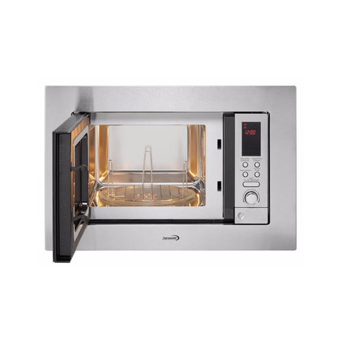 HANSEATIC Einbau Mikrowelle AB820BVX mit Grill 20 Liter 800 Watt B-Ware