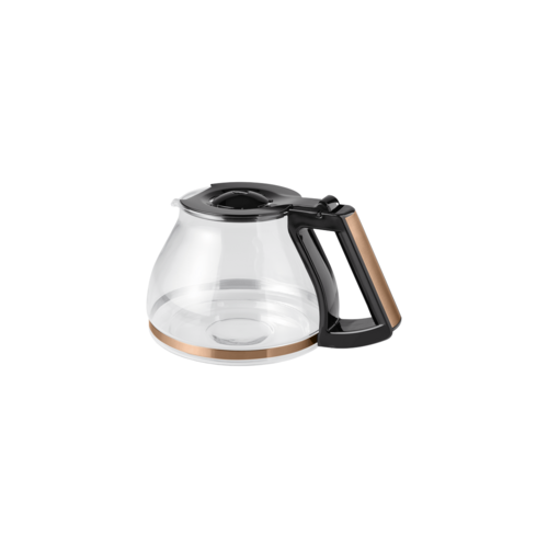 MELITTA Glaskanne AromaFresh Ersatzkanne für Filterkaffeemaschine kupfer