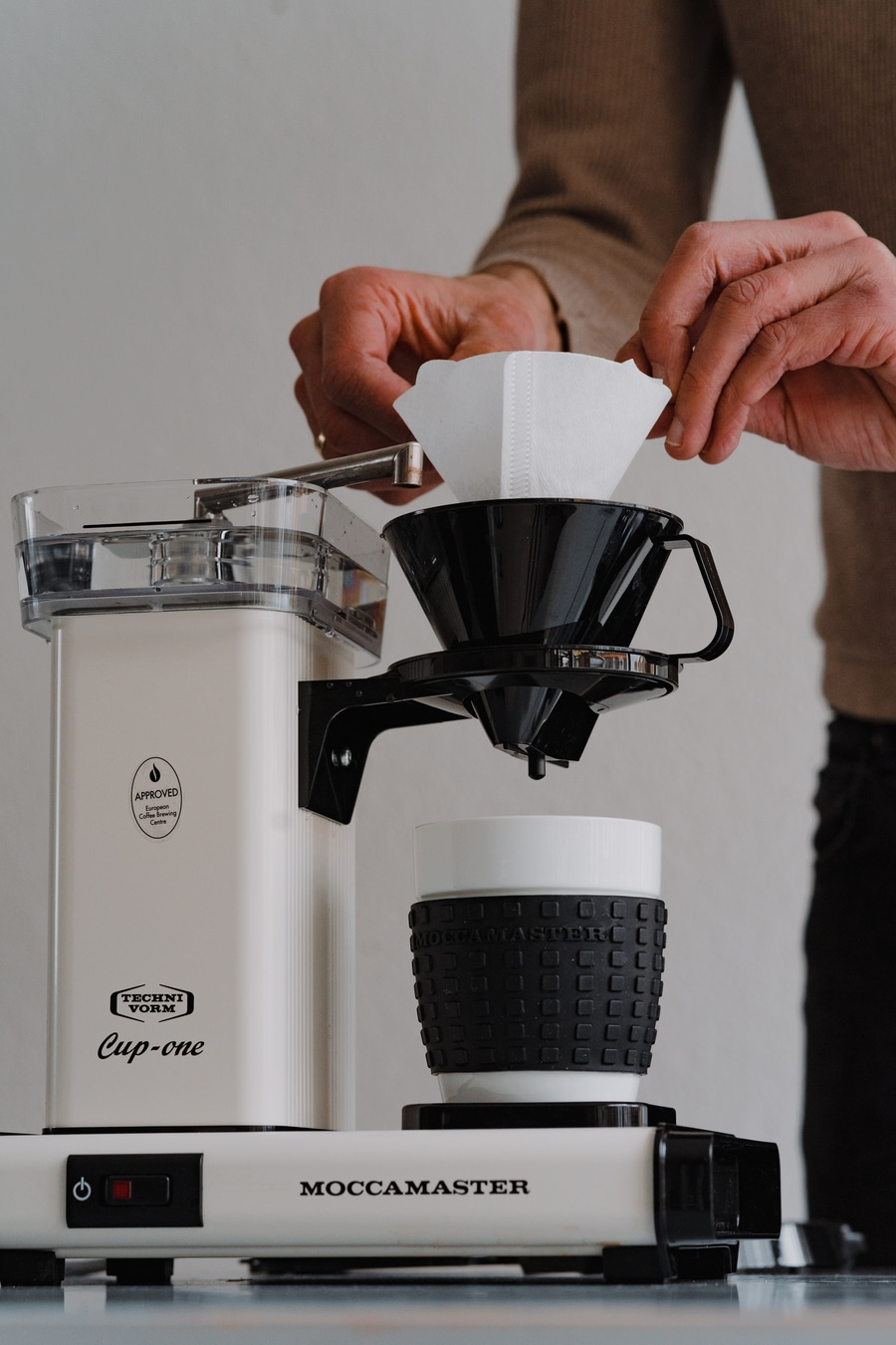 3 x MOCCAMASTER Filterpapier No. 1 für Cup One (3 x 80 Stk.) Kaffeefilterpapier