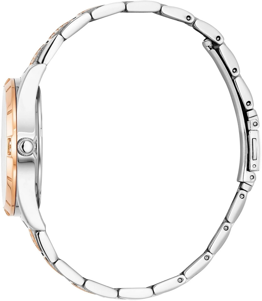 JULIE JULSEN Damen Armbanduhr JJW3105SRGM Quarzuhr Edelstahl Mineralglas 36mm