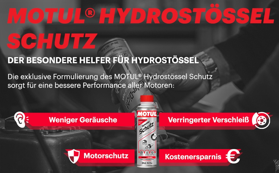 MOTUL Hydrostössel Schutz löst Verunreinigungen schmiert und schützt