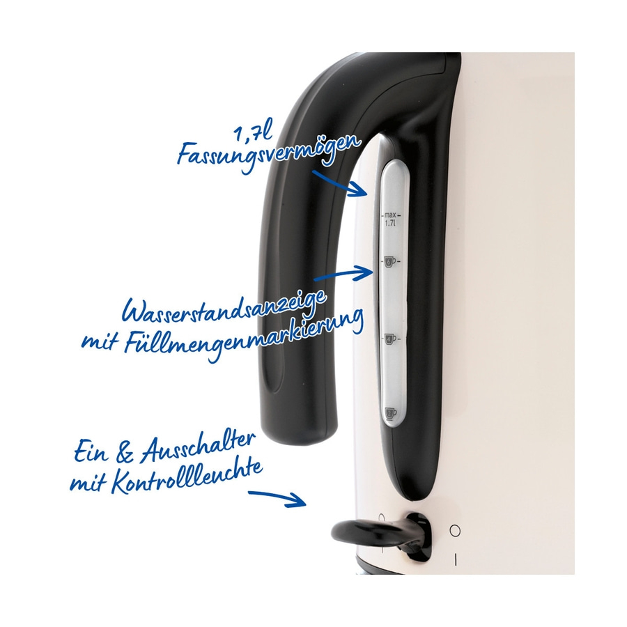 RUSSELL HOBBS Wasserkocher Colours Plus Jasmine 28510-70 1,7L 2400W Cremeweiß