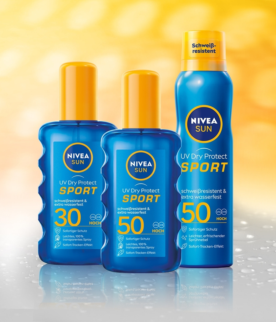 NIVEA SUN UV Dry Protect Sport Sonnenspray LSF 50 200ml