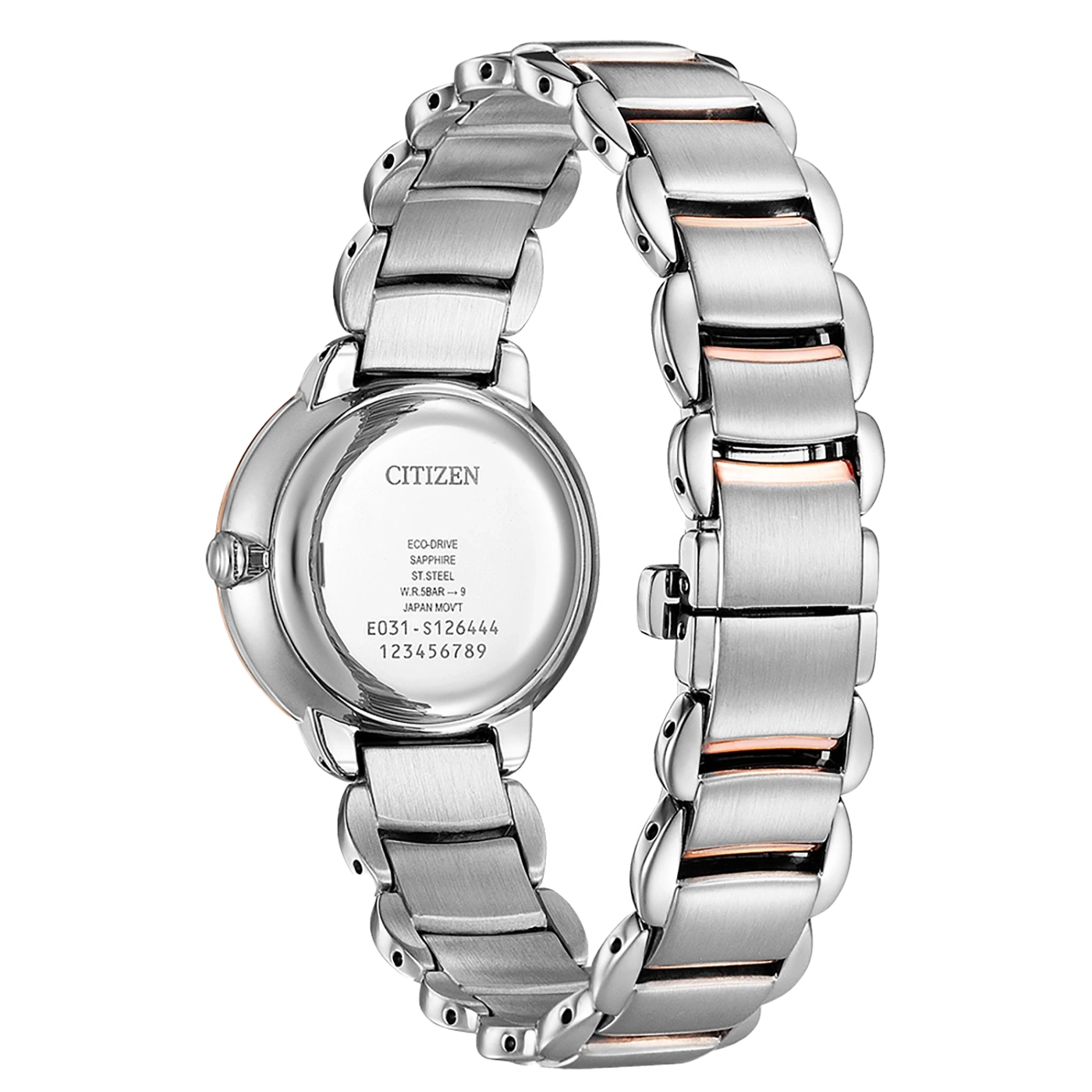 Citizen-Uhr, Eco-Drive, Saphirglas, Edelstahl, wasserdicht, japanisches Uhrwerk, Armband