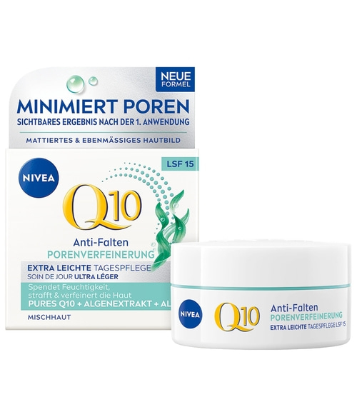 NIVEA Q10 Anti-Falten Power Porenverfeinernde Tagespflege LSF 15 50ml
