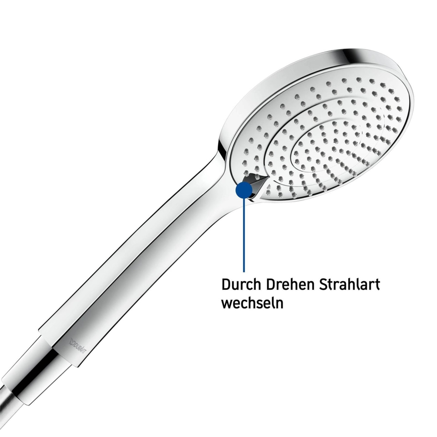 DURAVIT Handbrause 3jet 110 Duschbrause Duschkopf 3 Strahlarten Regendusche NEU