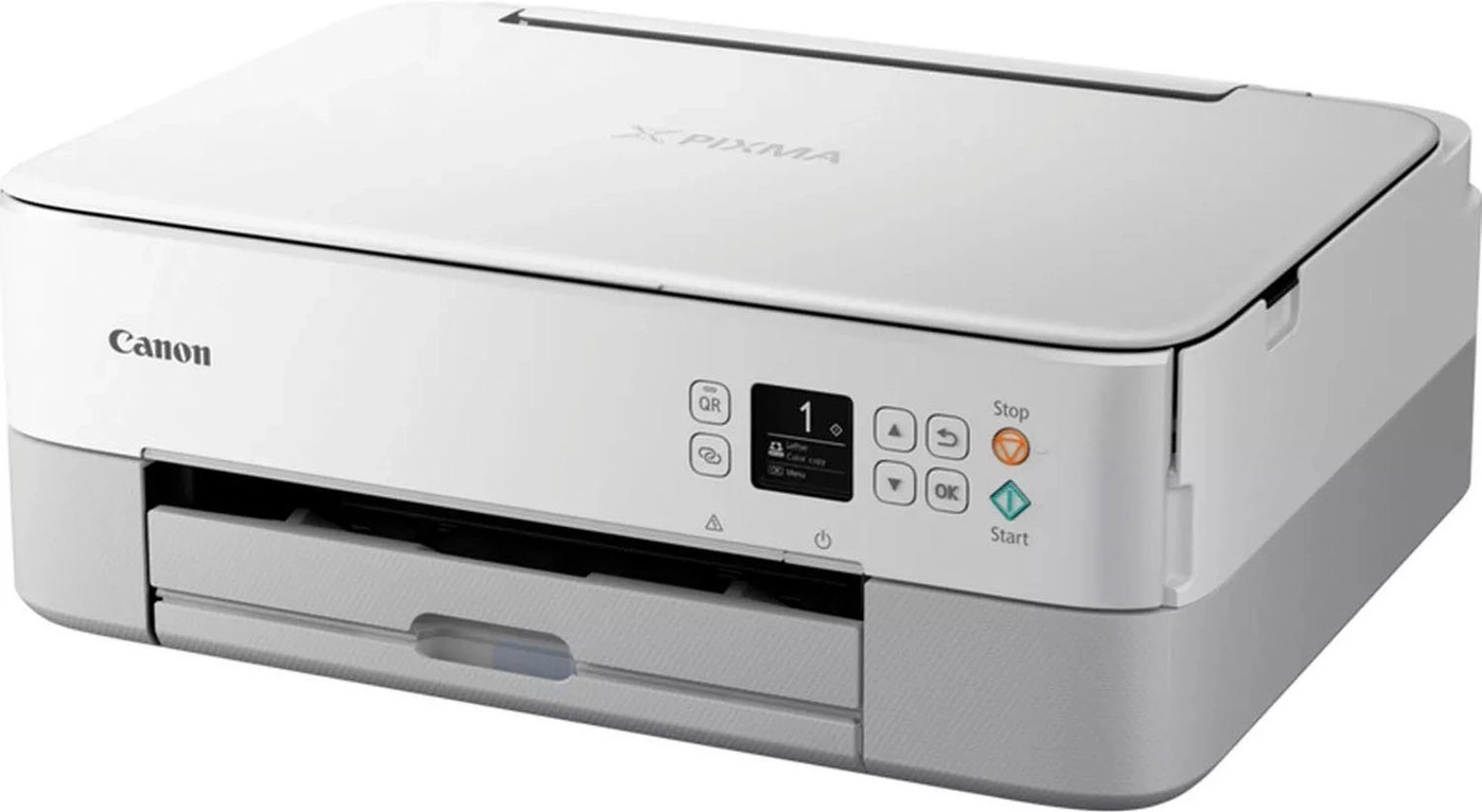 Canon Pixma Drucker, weiß, mit Bedienfeld und Papierschublade, für Büro oder Zuhause