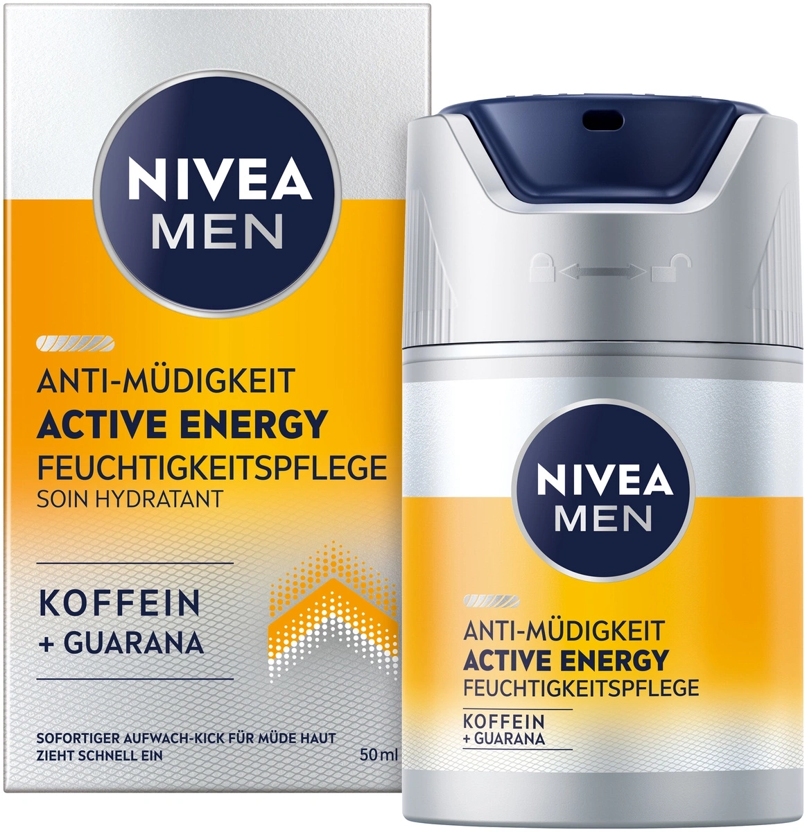 Nivea Men Anti-Müdigkeit Active Energy Feuchtigkeitspflege mit Koffein und Guarana