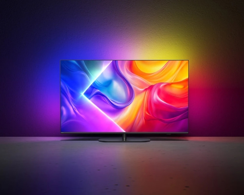 PHILIPS QLED Ambilight Fernseher 65 Zoll 4K UHD Smart TV 65PUS9000/12 144 Hz